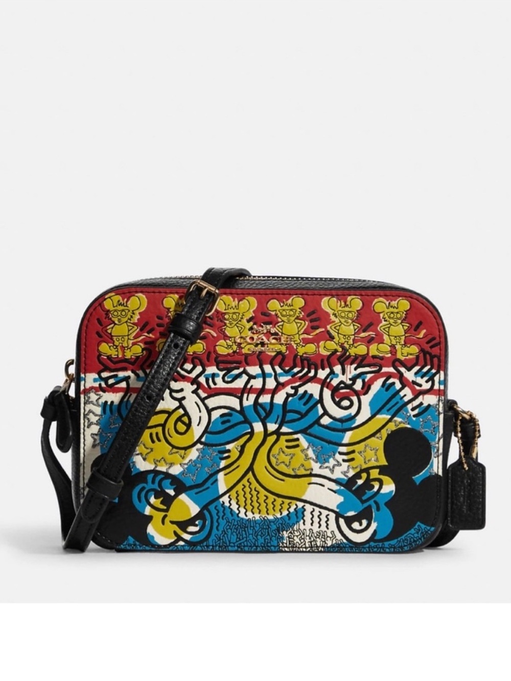 Coach Disney Mickey Mouse X
Keith Haring Mini Camera
Crossbody Bag NWT - Picture 7 of 16